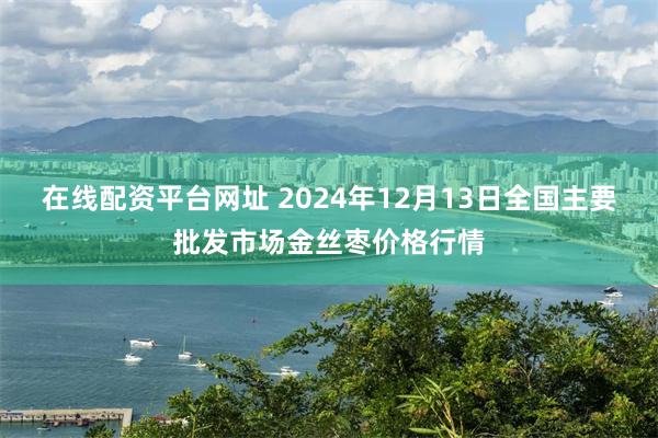 在线配资平台网址 2024年12月13日全国主要批发市场金丝枣价格行情